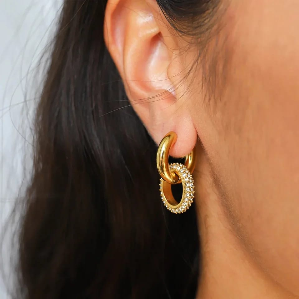 Stainless Steel E15 Earings
