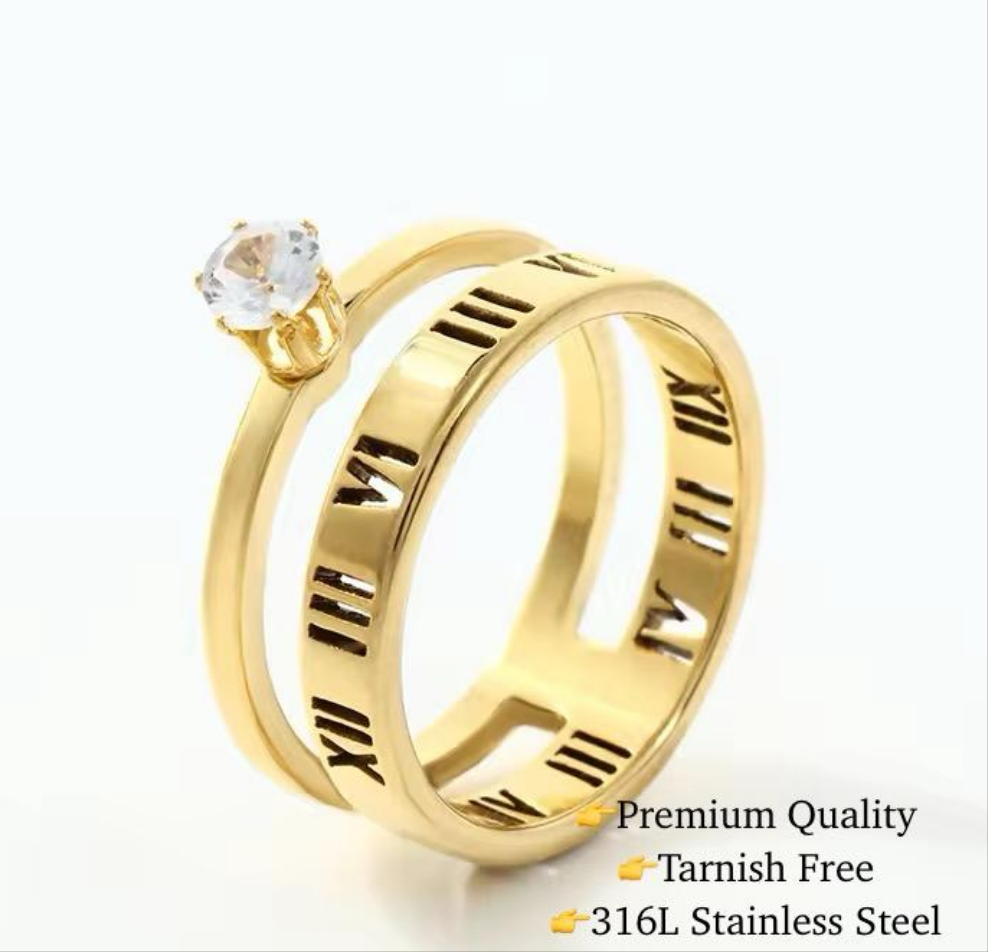 Crown Diamond Ring