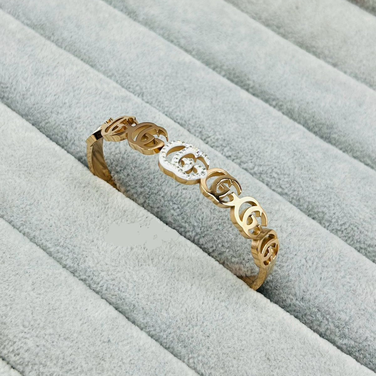 Stainless Steel Golden Grace Handcuff