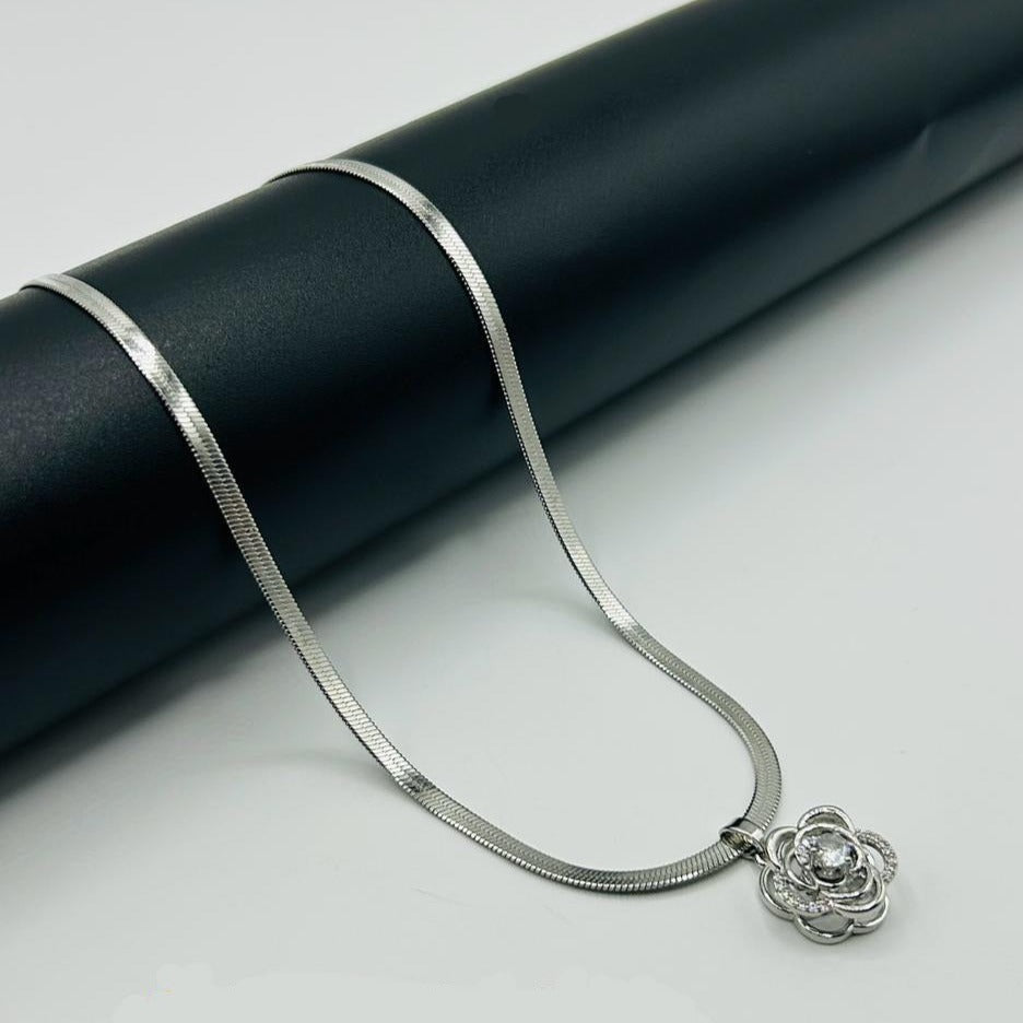 Stainless Steel Snake Chain Divine Drop Pandents