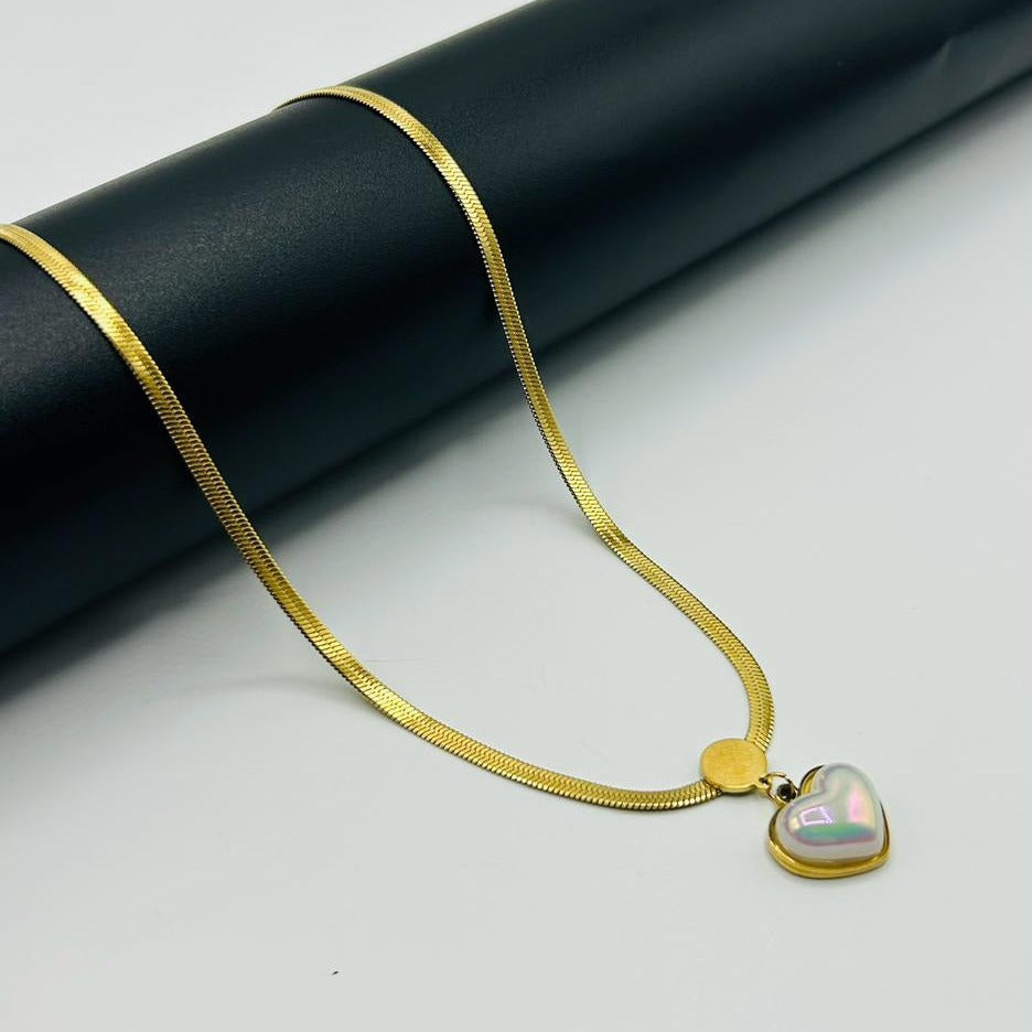 Stainless Steel Snake Chain Divine Drop Pandents