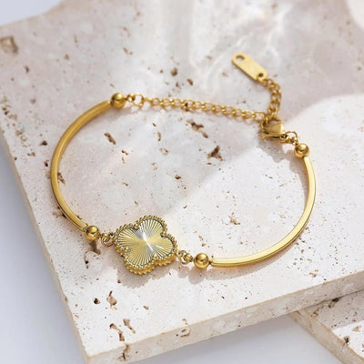Stainless Steel Golden Clover