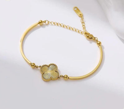 Stainless Steel Golden Clover