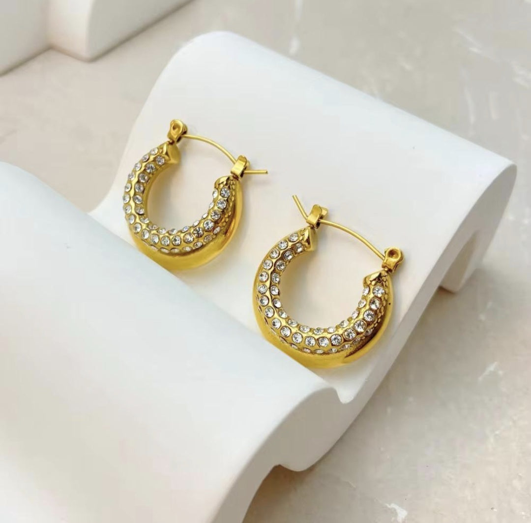 Double Elegance Hoops