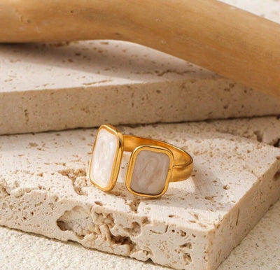 Premium Double Stone Rings