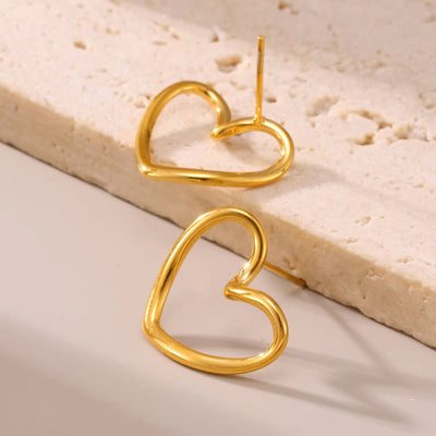 Twisted Heart Earings
