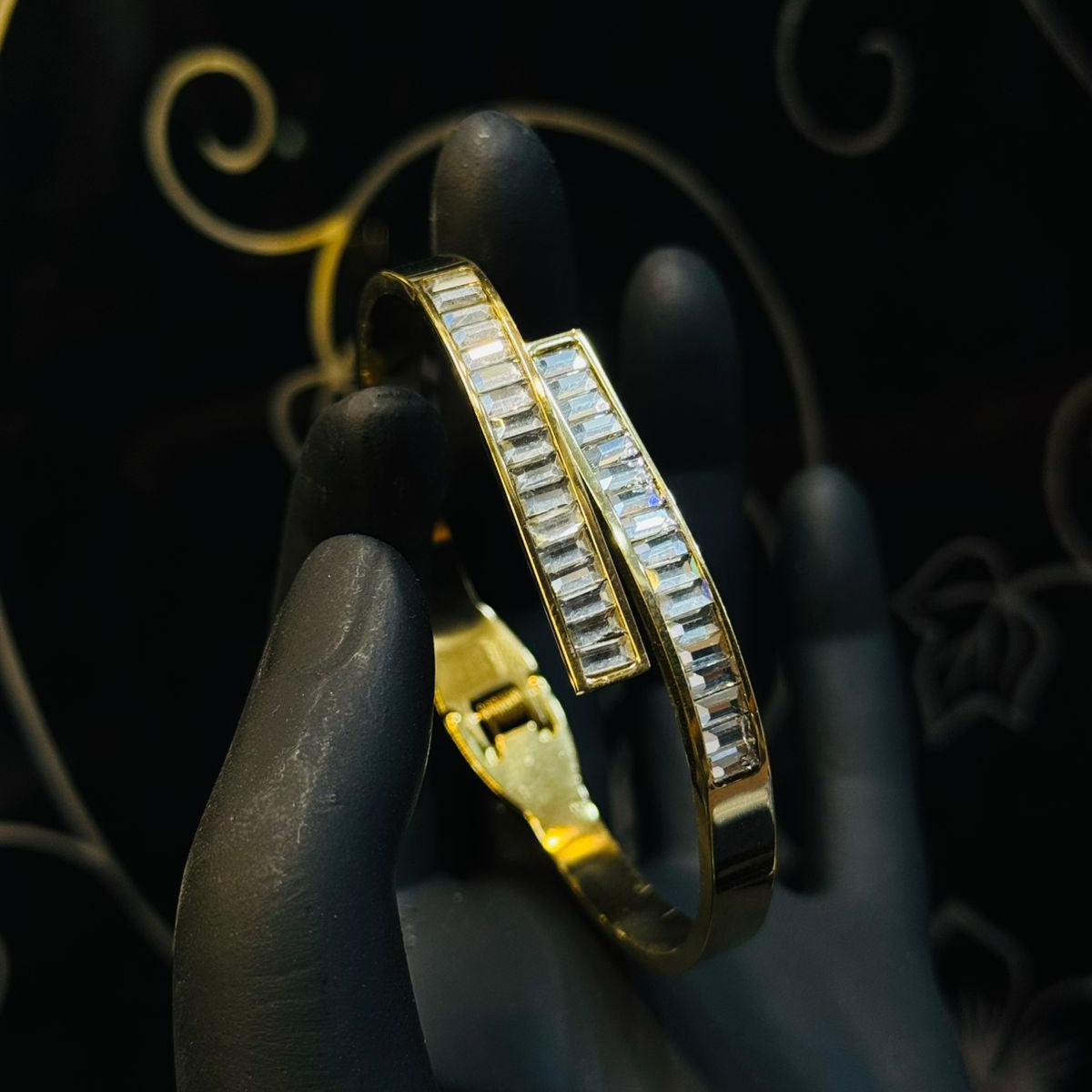 Stainless Steel All Crystal Luxe