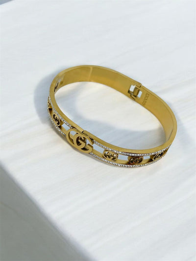 Stainless Steel Golden Grace Handcuff