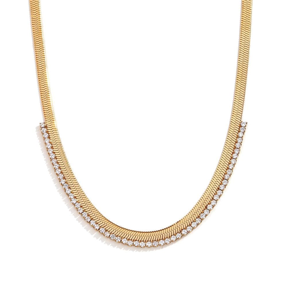 Luxe Snake Stone Pendant