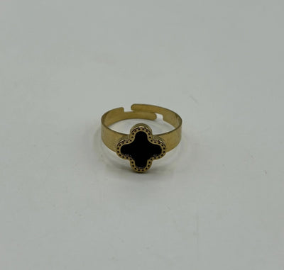 Stainless Steel Clover Ring